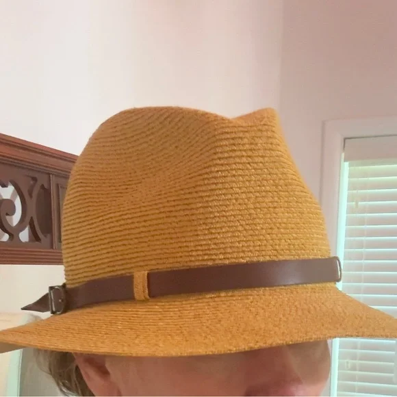 NWOT handwoven 100% Abaca (Manila hemp) Grevi-Dick Tracy hat “The Cary”- - Picture 12 of 15